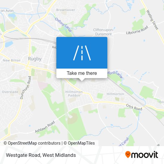 Westgate Road map
