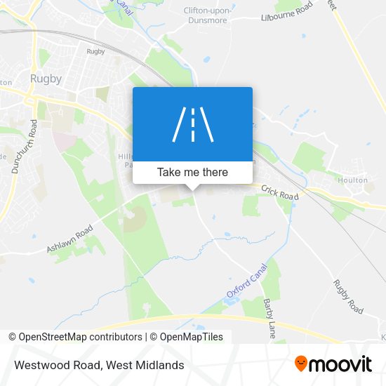 Westwood Road map
