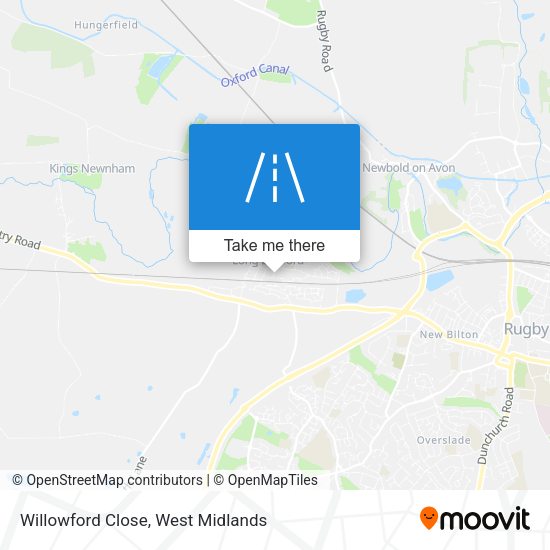 Willowford Close map
