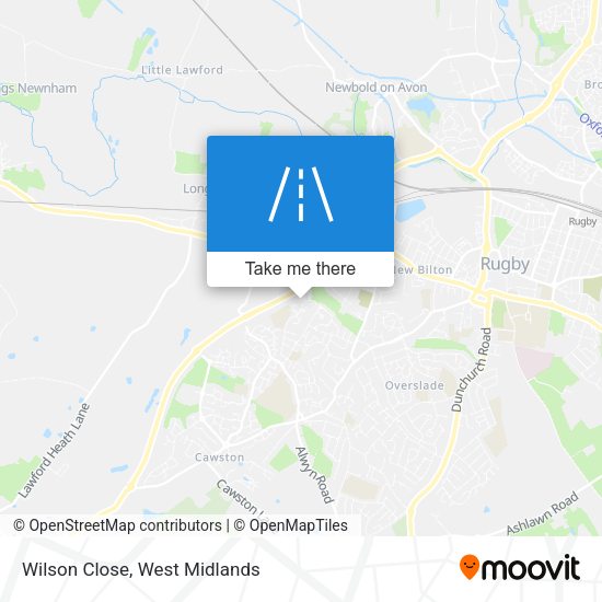 Wilson Close map