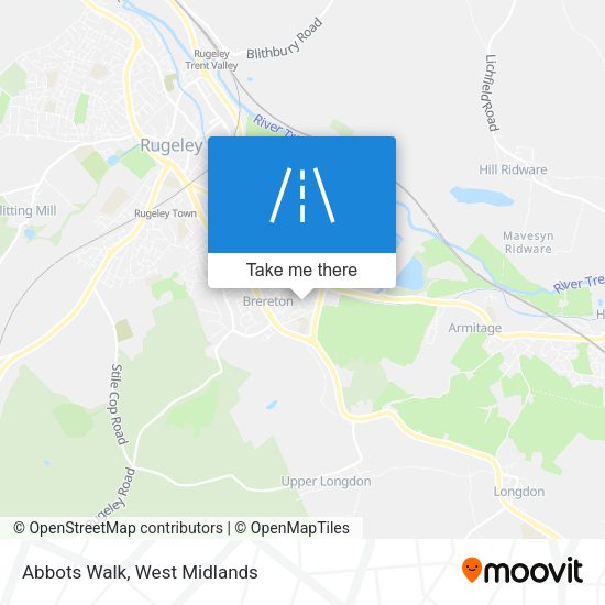 Abbots Walk map