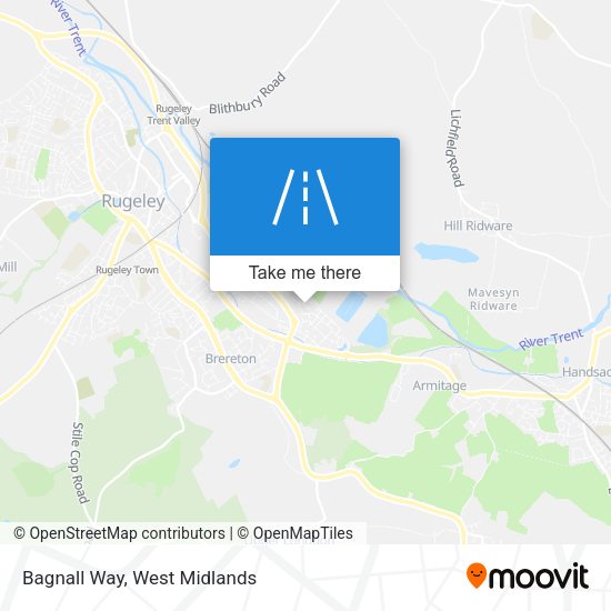 Bagnall Way map