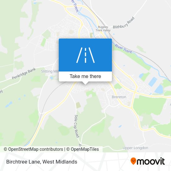 Birchtree Lane map