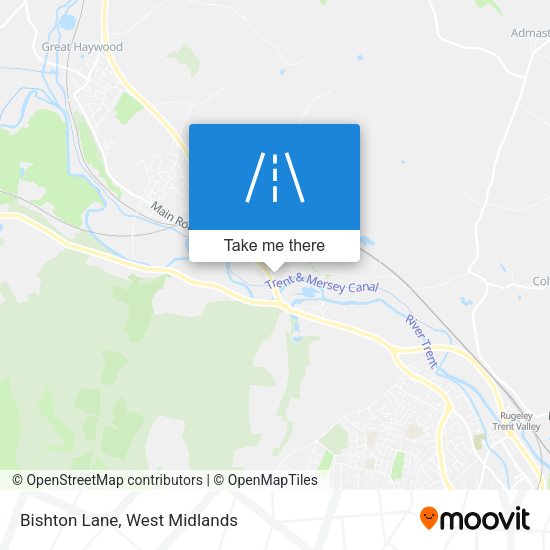 Bishton Lane map
