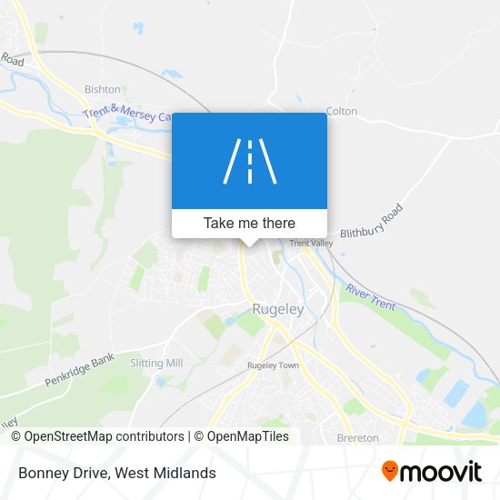 Bonney Drive map