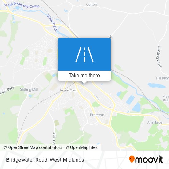Bridgewater Road map