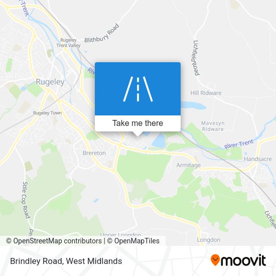 Brindley Road map