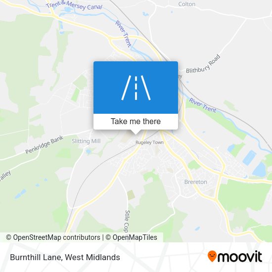 Burnthill Lane map