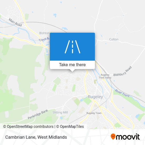Cambrian Lane map