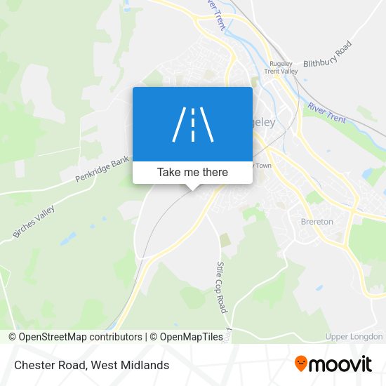 Chester Road map