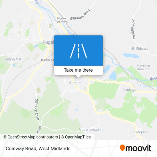 Coalway Road map