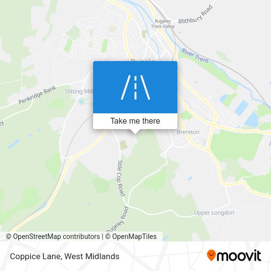 Coppice Lane map