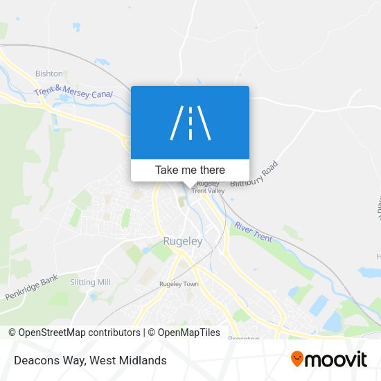 Deacons Way map