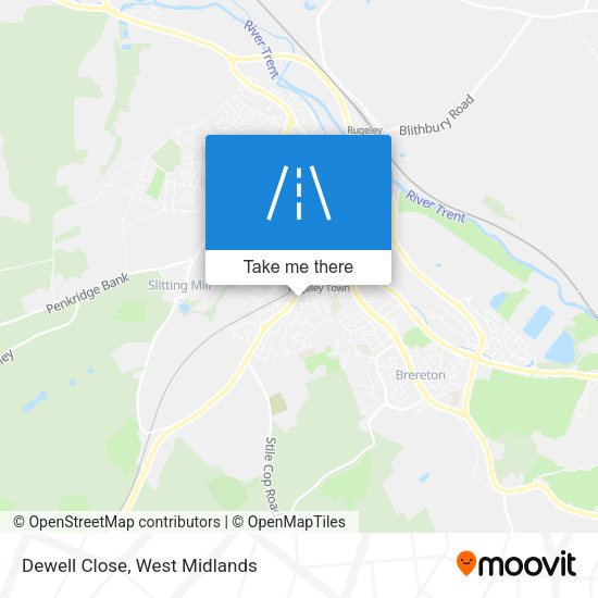 Dewell Close map