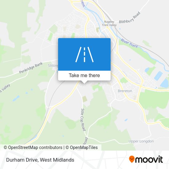 Durham Drive map
