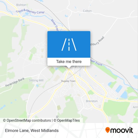 Elmore Lane map