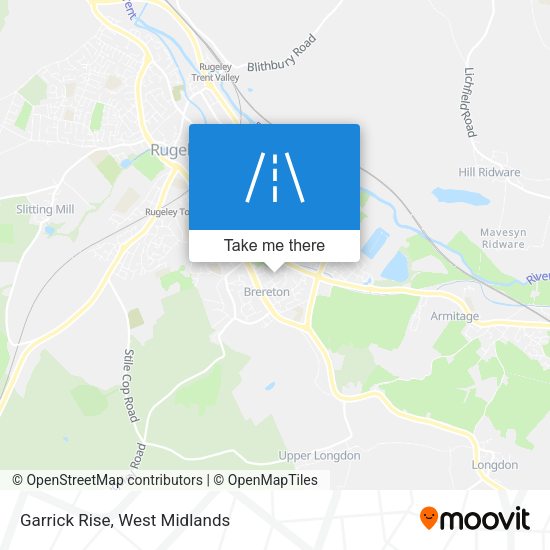 Garrick Rise map