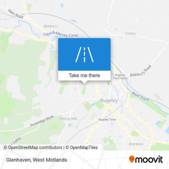 Glenhaven map