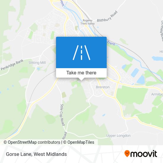 Gorse Lane map