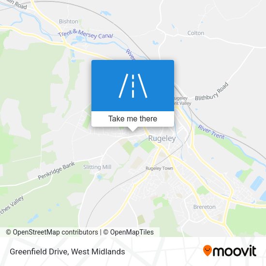 Greenfield Drive map