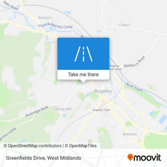 Greenfields Drive map
