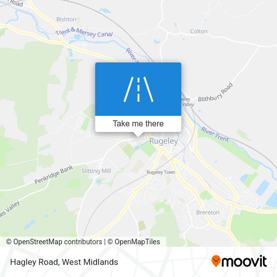 Hagley Road map