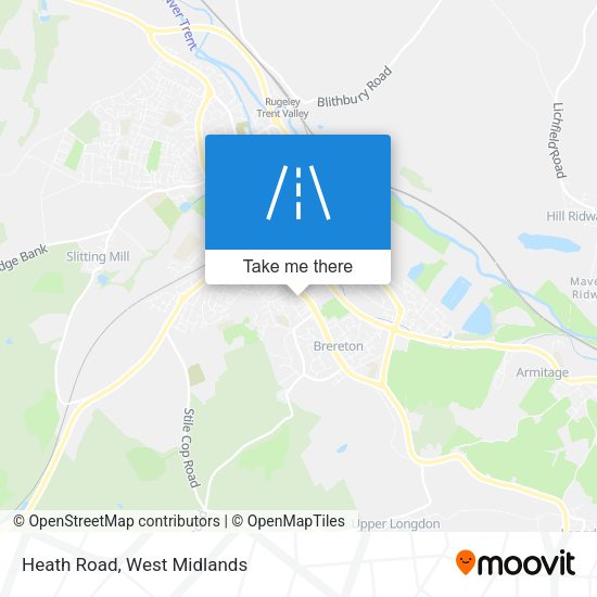 Heath Road map