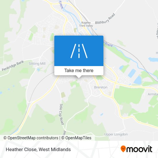 Heather Close map