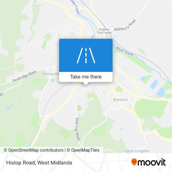 Hislop Road map