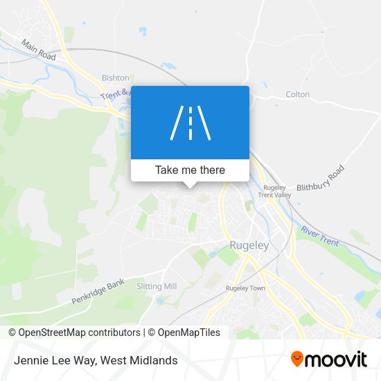 Jennie Lee Way map