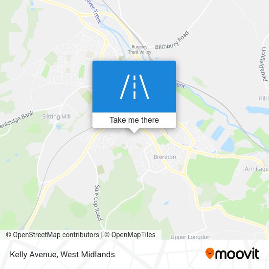 Kelly Avenue map
