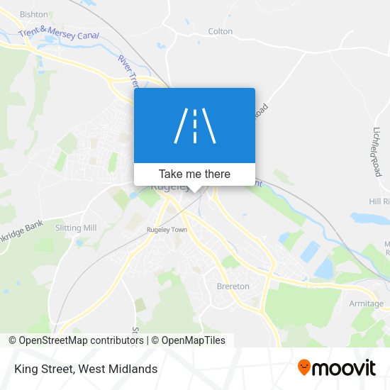 King Street map