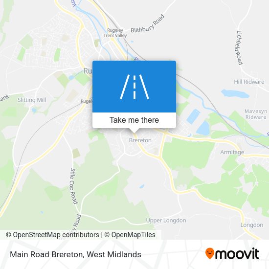 Main Road Brereton map