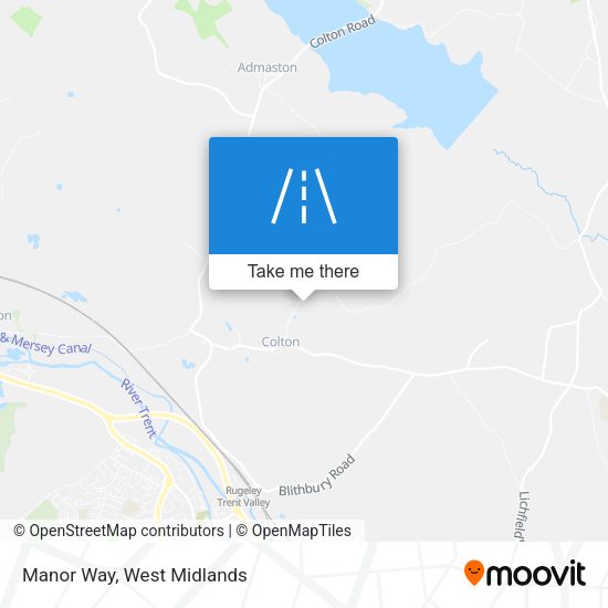 Manor Way map