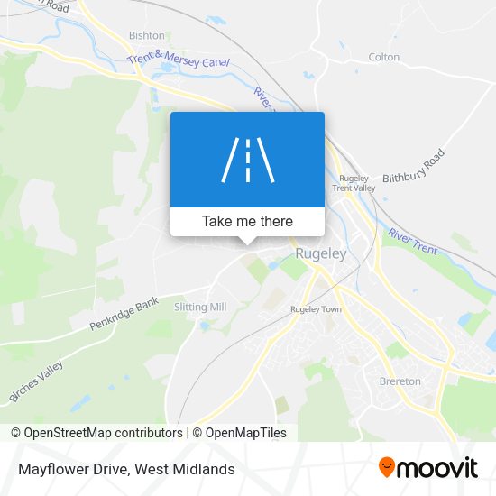 Mayflower Drive map