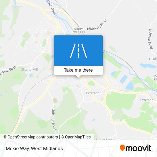 Mckie Way map