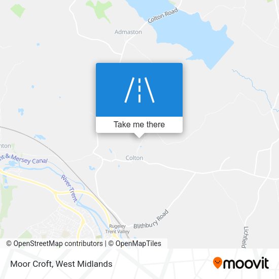 Moor Croft map