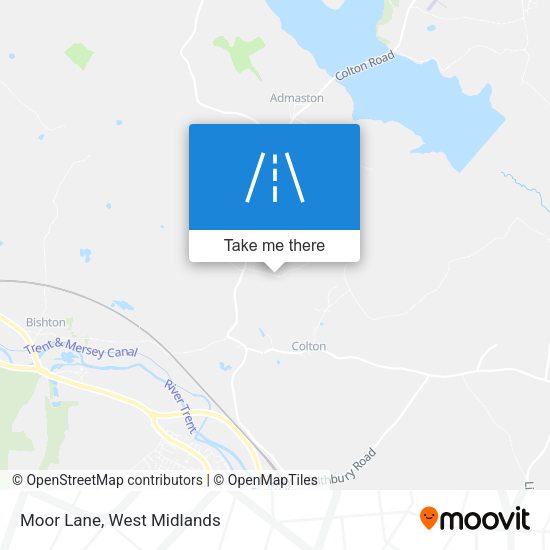 Moor Lane map