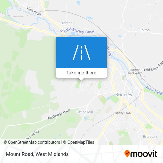 Mount Road map