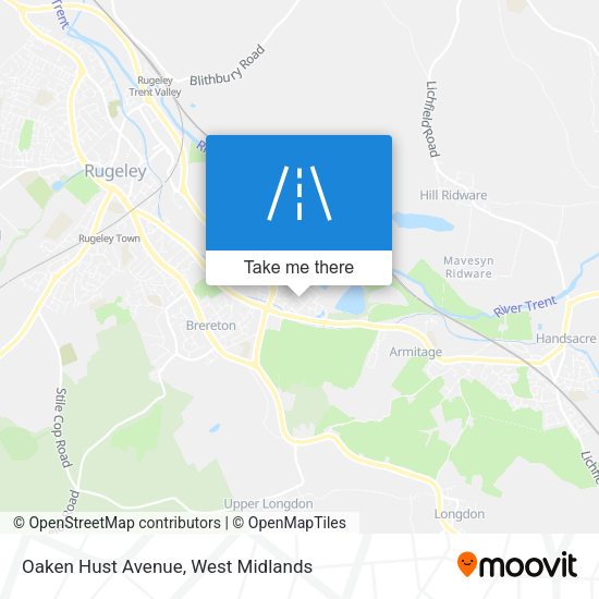 Oaken Hust Avenue map