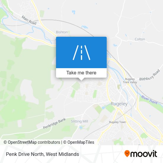 Penk Drive North map