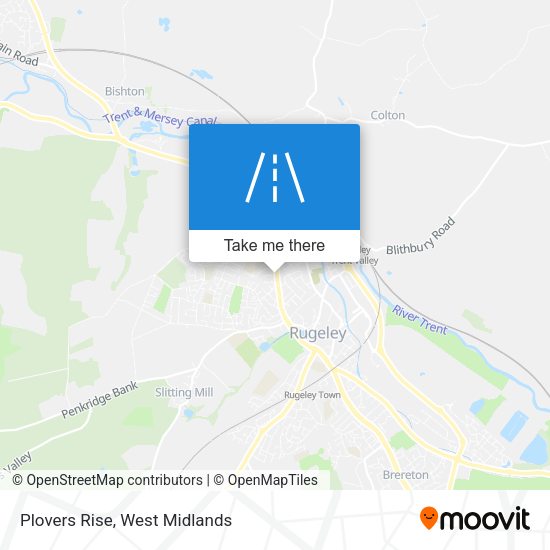 Plovers Rise map