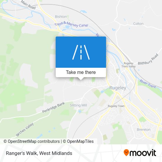 Ranger's Walk map