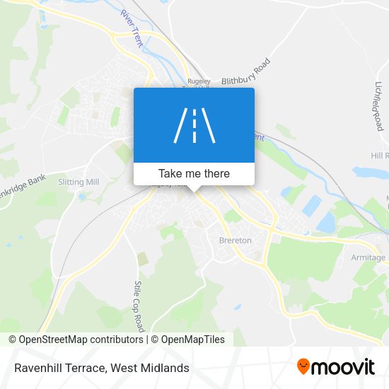 Ravenhill Terrace map