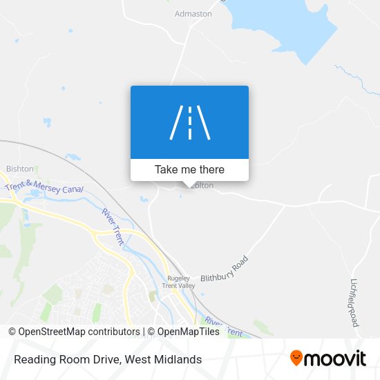 Reading Room Drive map