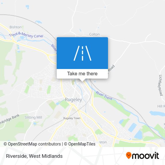 Riverside map