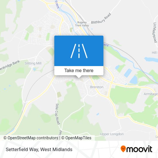 Setterfield Way map