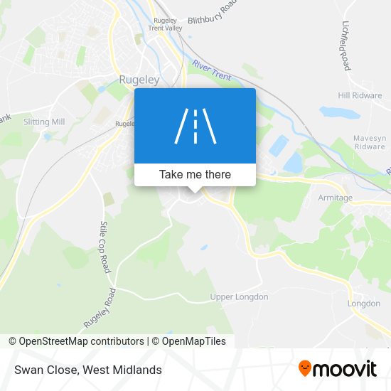 Swan Close map