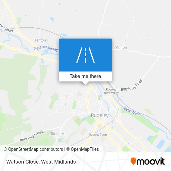 Watson Close map