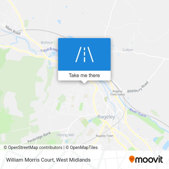 William Morris Court map